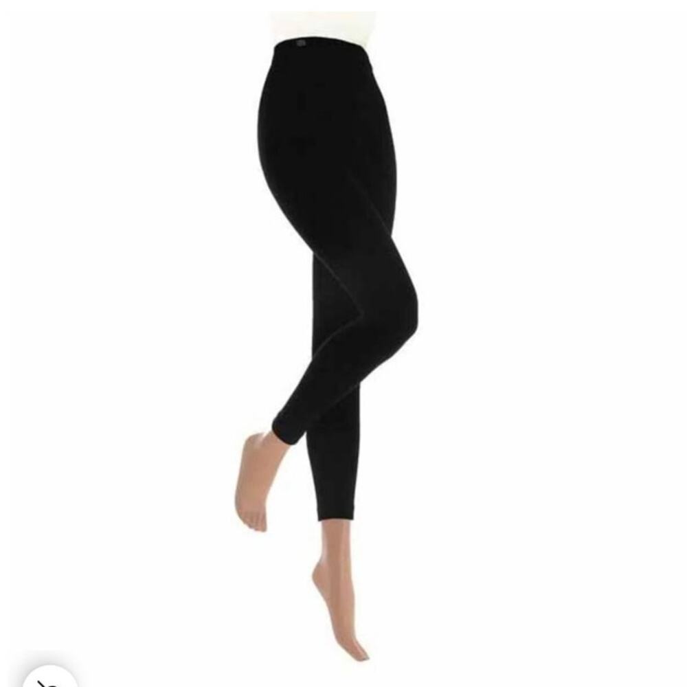 NWOT Women's Heat Holders Footless Thermal Tights Black XS - Picture 2 of 7